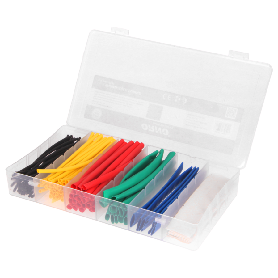 Zestaw rurek termokurczliwych, 100 szt