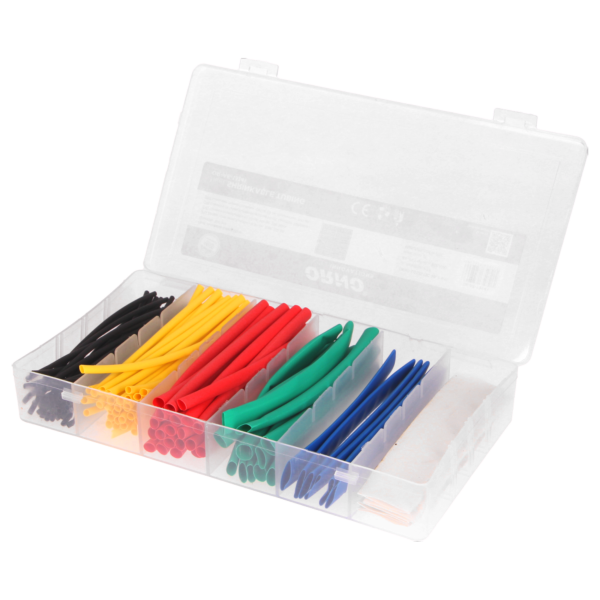 Zestaw rurek termokurczliwych, 100 szt