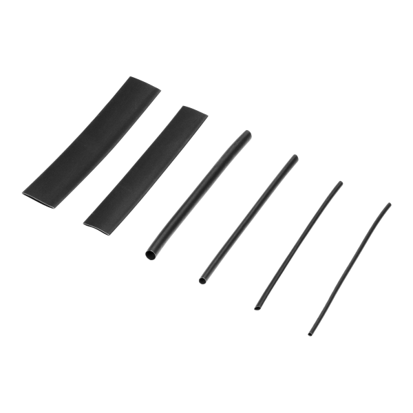 Zestaw koszulek termokurczliwych 100 szt., czarny