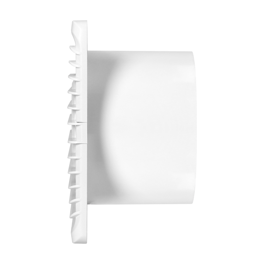 Bathroom fan 100mm, surface-mounted - with timer and humidity sensor