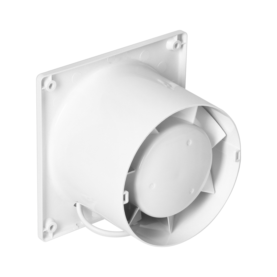 Wentylator łazienkowy 100mm Premium - Przewód z wyłącznikiem (Łożysko kulkowe)