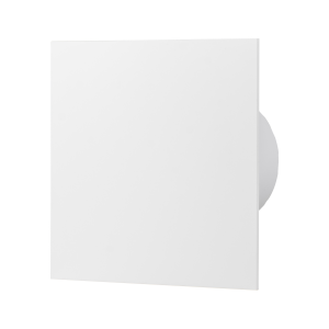 Plexiglass panel for fans and grilles, white matt