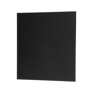 Plexiglass panel, Universal, matt black colour