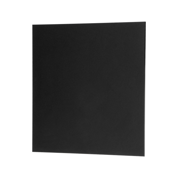Plexiglass panel, Universal, matt black colour Plexiglass panel, Universal, matt black colour