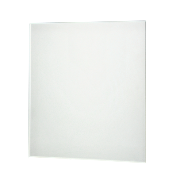 Glass panel for fans and grilles, silver pearl Glass panel for fans and grilles, silver pearl