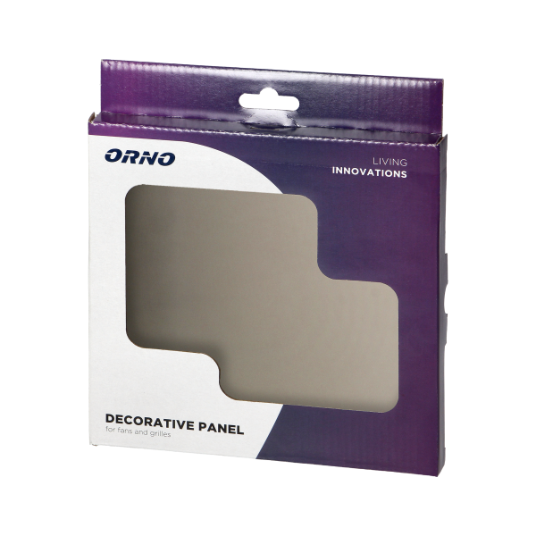 Glass panel for fans and grilles, golden pearl Glass panel for fans and grilles, golden pearl