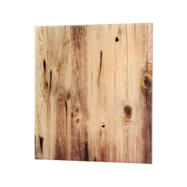 Glass panel, Universal, glossy oak colour Glass panel, Universal, glossy oak colour
