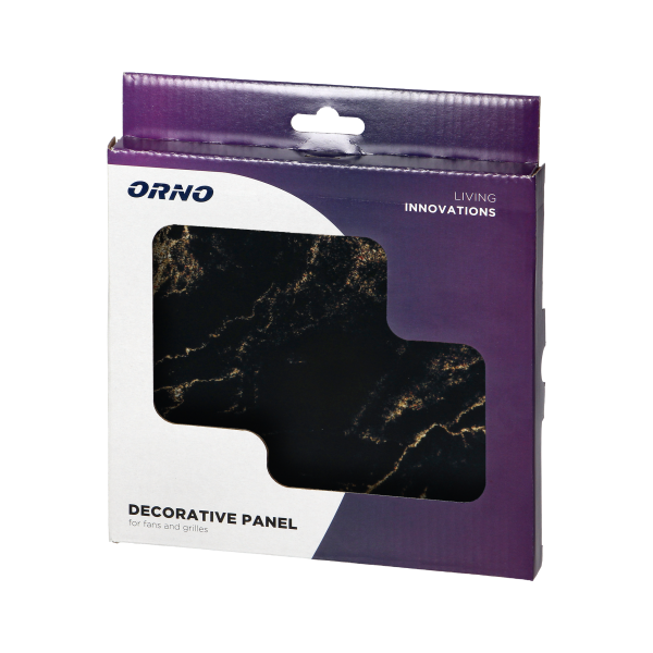 Panel szklany, Uniwersalny, kolor granit czarno/złoty połysk