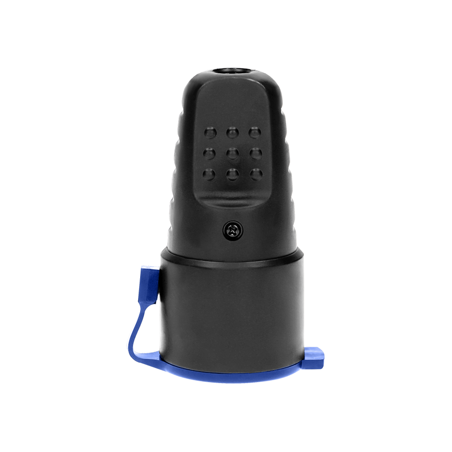 Rubber plug-in socket 2P+Z with grounding