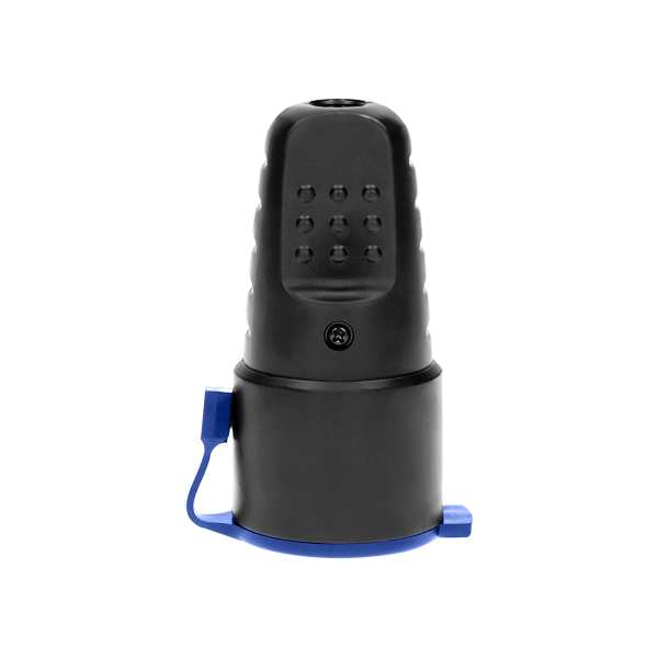 Rubber plug-in socket 2P+Z with grounding