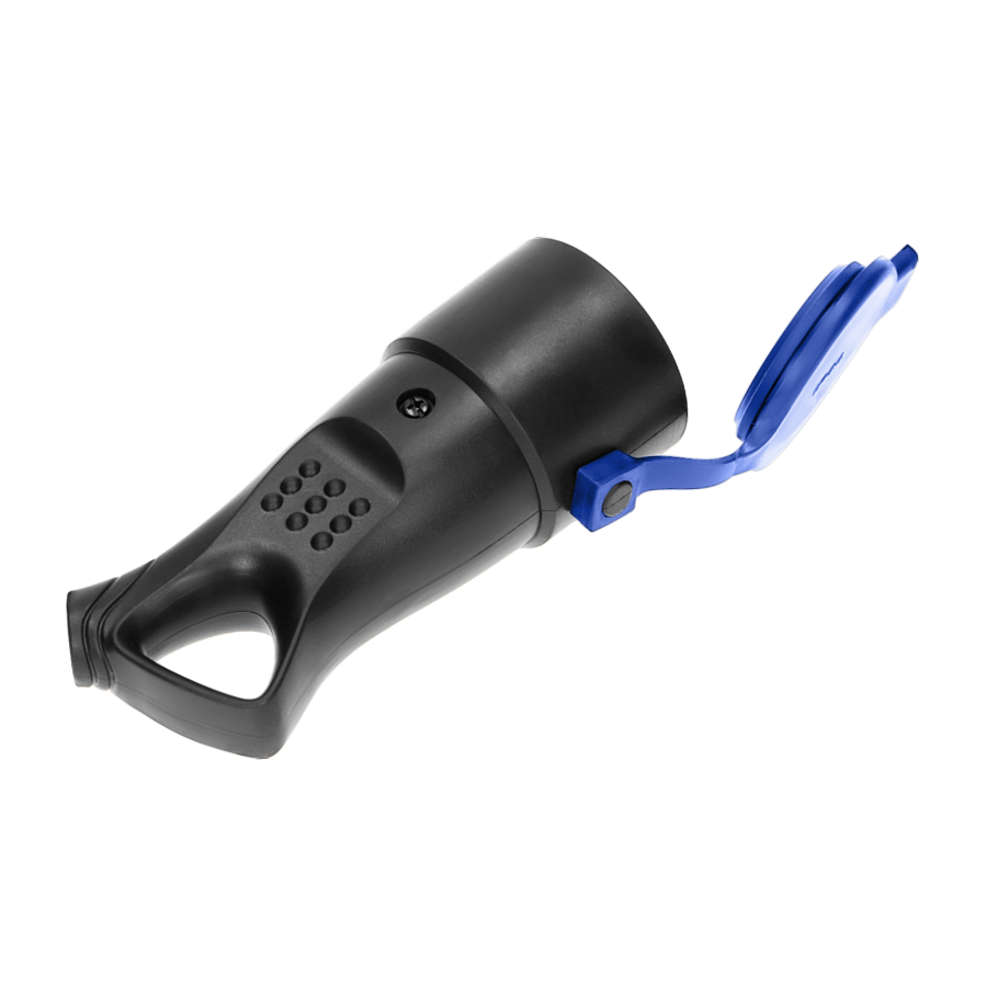 Rubber, plug-in socket with holder