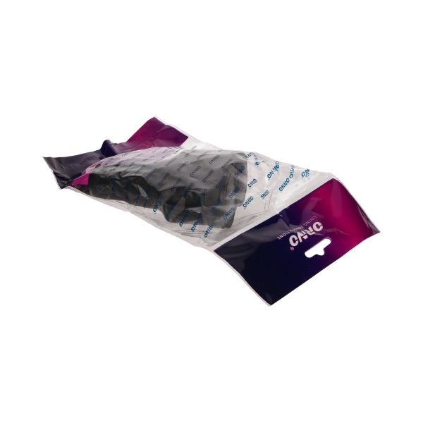 Double rubber plug-in socket with holder