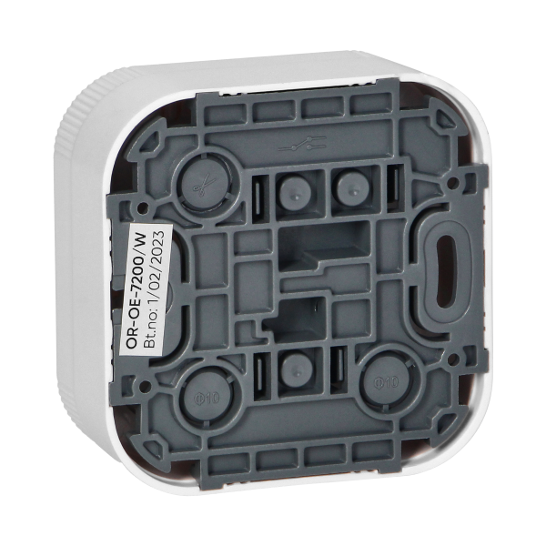 Surface-mounted single-pole switch ToDo IP20, white