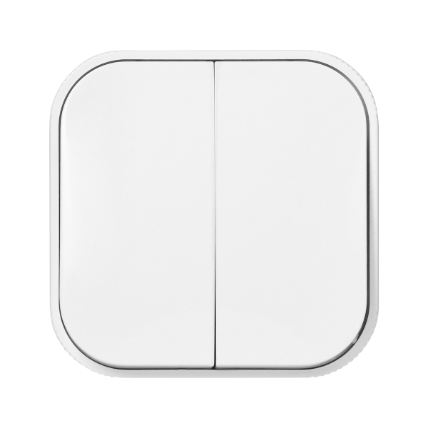 Surface-mounted two-gang switch ToDo IP20, white