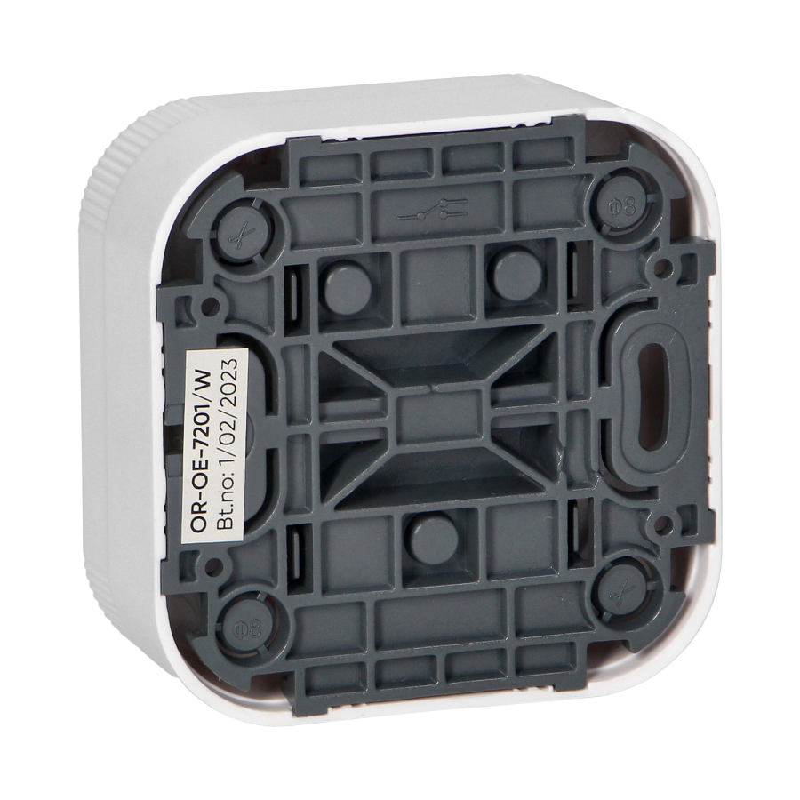 Surface-mounted two-gang switch ToDo IP20, white