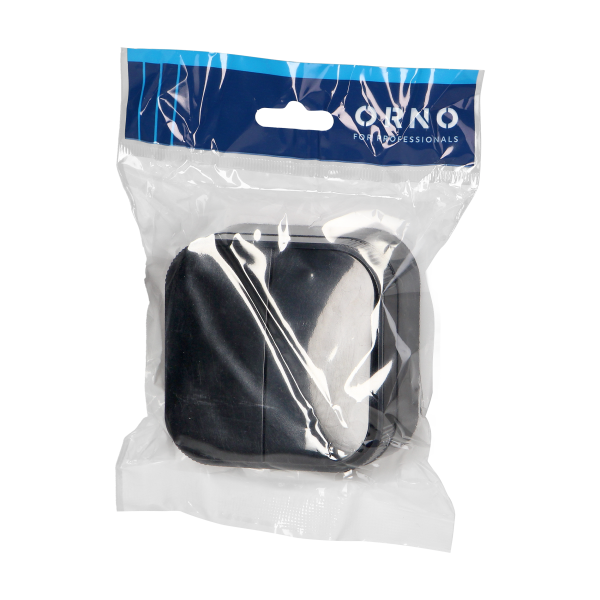 Surface-mounted two-gang switch ToDo IP20, black, 10pcs