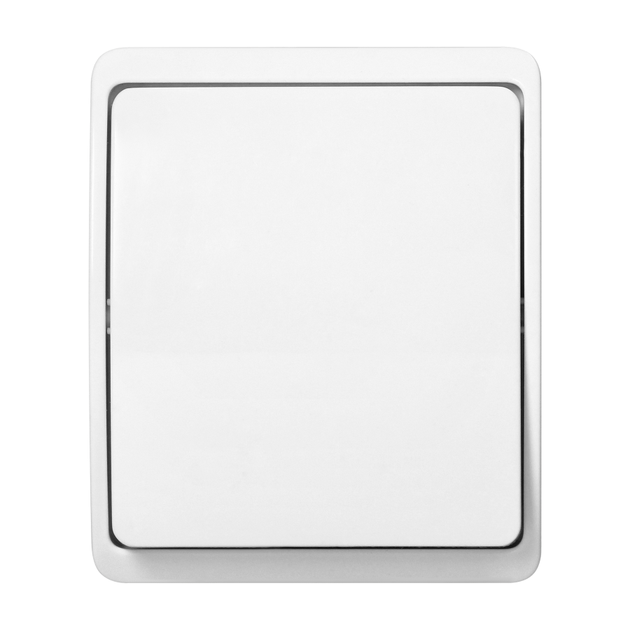 Surface-mounted single-pole switch  AQUATIC IP44 white