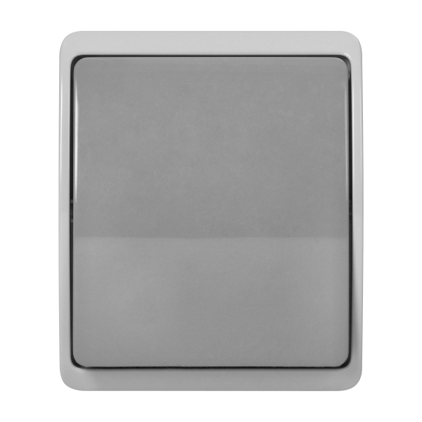 Surface-mounted single-pole switch  AQUATIC IP44 grey-graphite, 10 pcs.