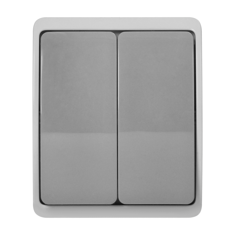 Łącznik świecznikowy n/t AQUATIC, IP44, szaro-grafitowy