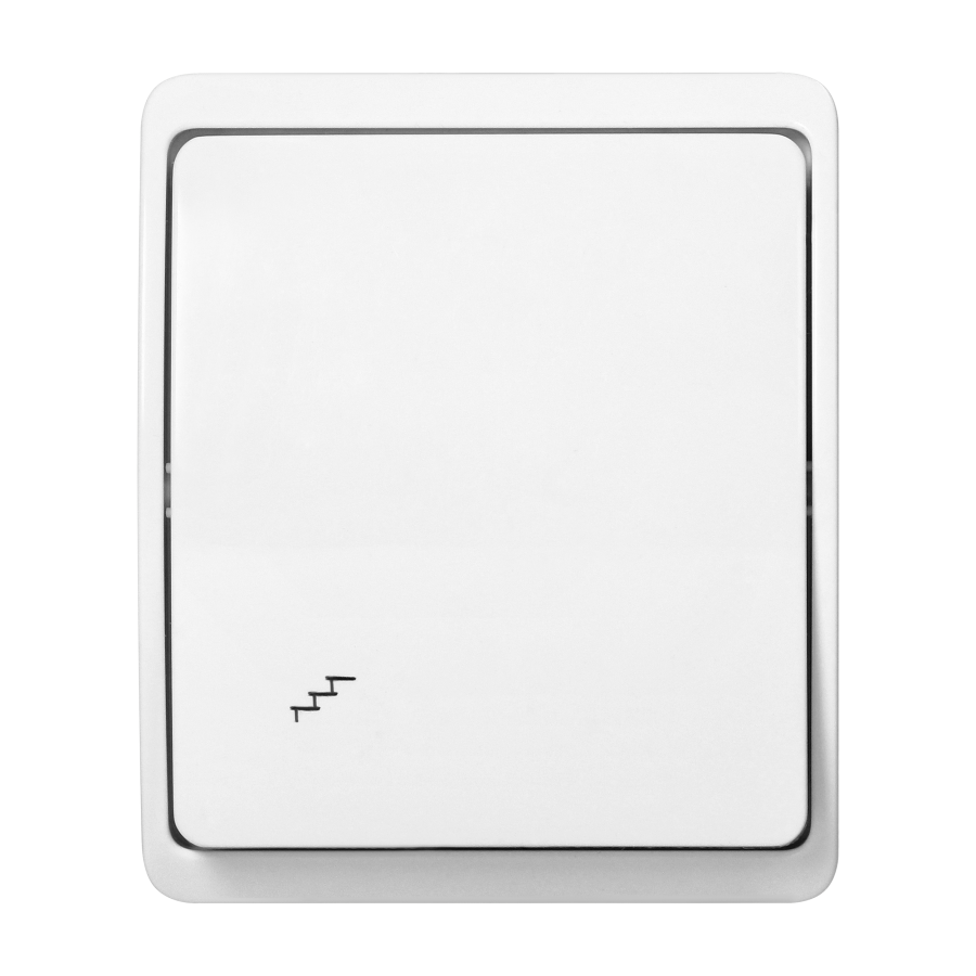 Surface-mounted three-way switch  AQUATIC IP44 white