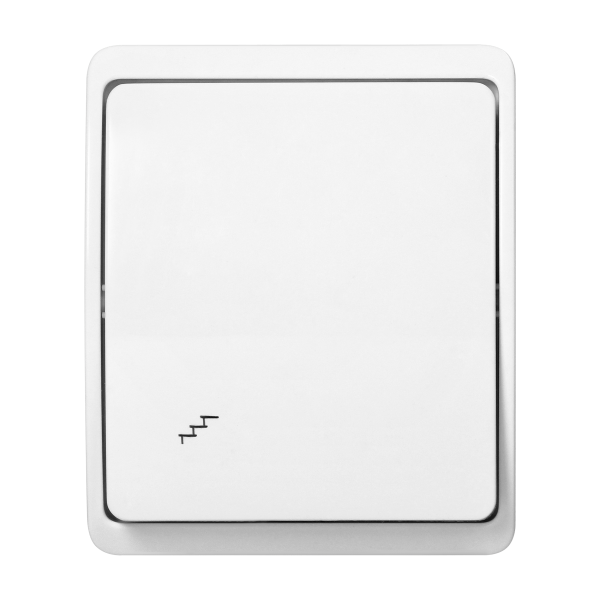 Surface-mounted three-way switch  AQUATIC IP44 white