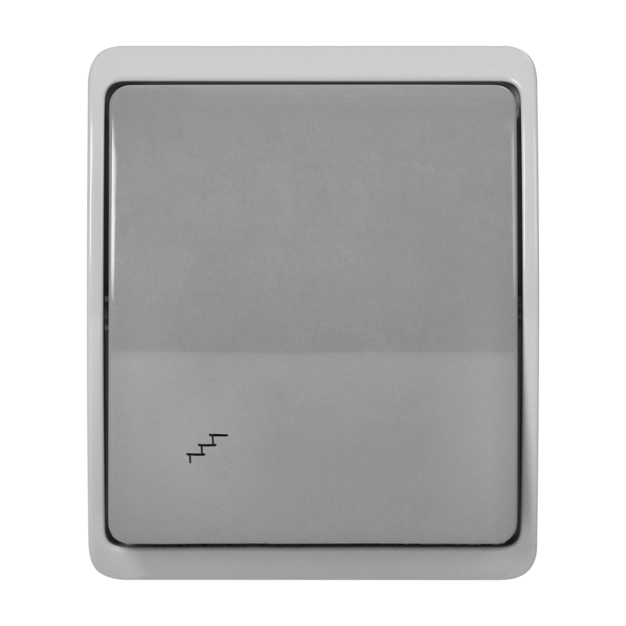 Surface-mounted three-way switch  AQUATIC IP44 grey-graphite