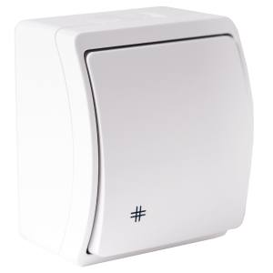 Łącznik krzyżowy n/t AQUATIC, IP44, biały, 10 szt.