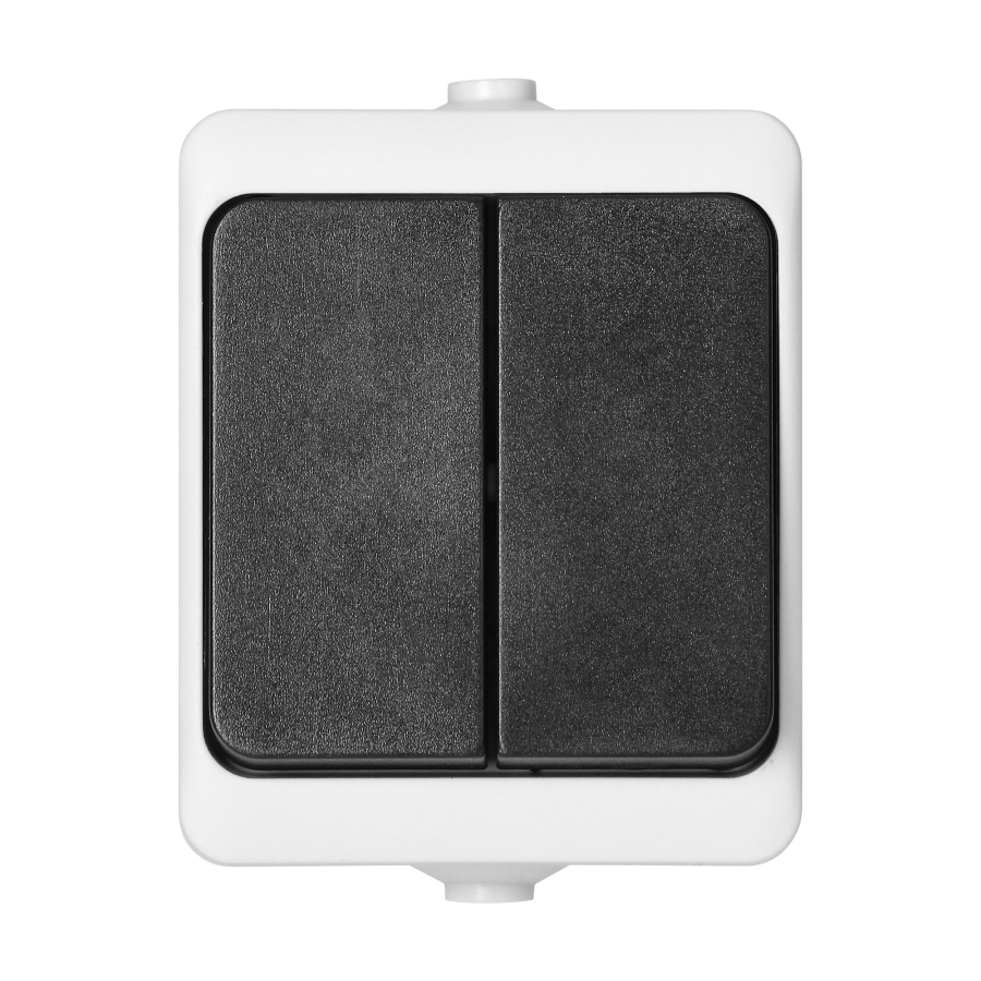 Łącznik świecznikowy AQUATIC MINI IP 54 biało-czarny