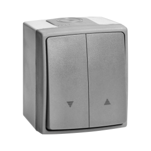 AQUATIC PRO IP55 shutter switch, grey/graphite