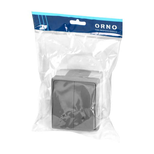 AQUATIC PRO IP55 shutter switch, grey/graphite