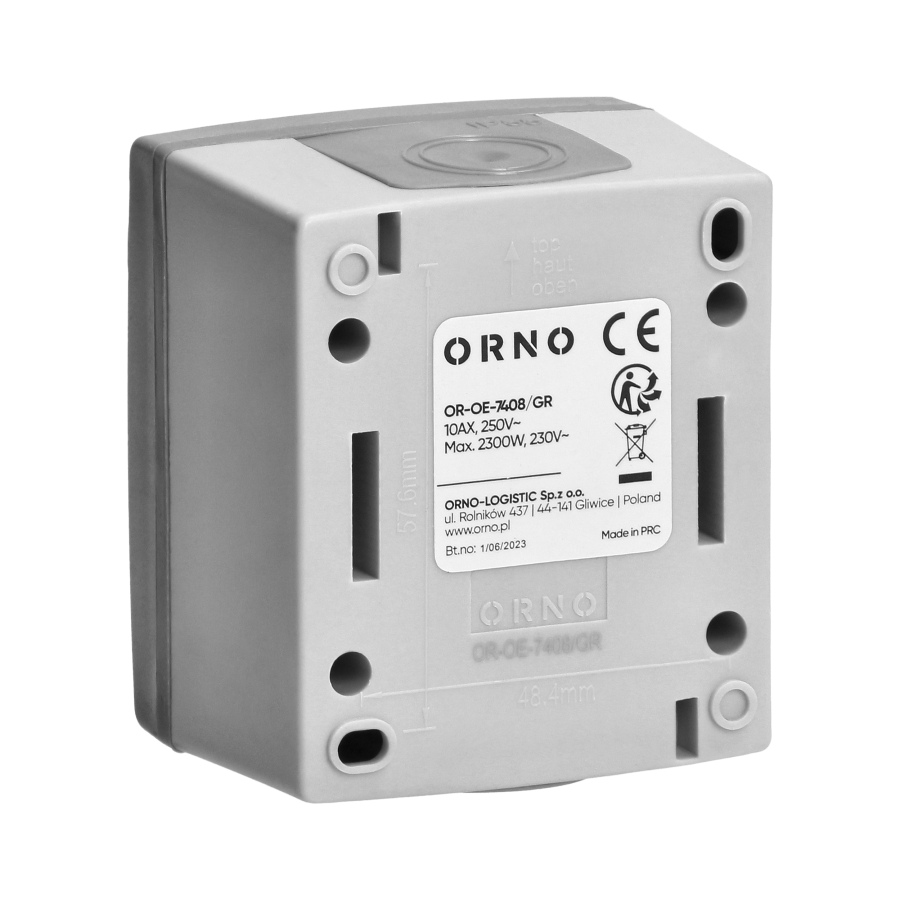 AQUATIC PRO IP55 shutter switch, grey/graphite