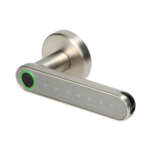 Klamka szyfrowa z klawiaturą dotykową i funkcją smart - czytnik linii papilarnych, Bluetooth 4.0, nikiel