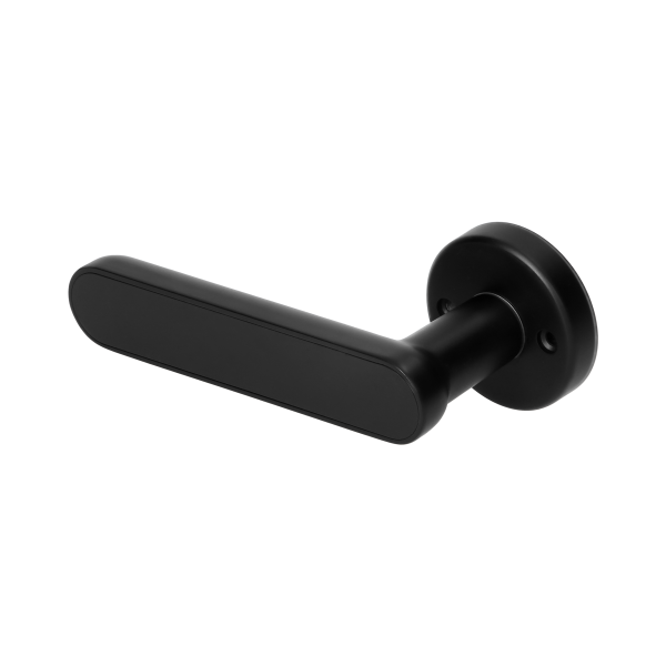 Klamka szyfrowa z klawiaturą dotykową i funkcją smart - czytnik linii papilarnych, Bluetooth 4.0, czarny