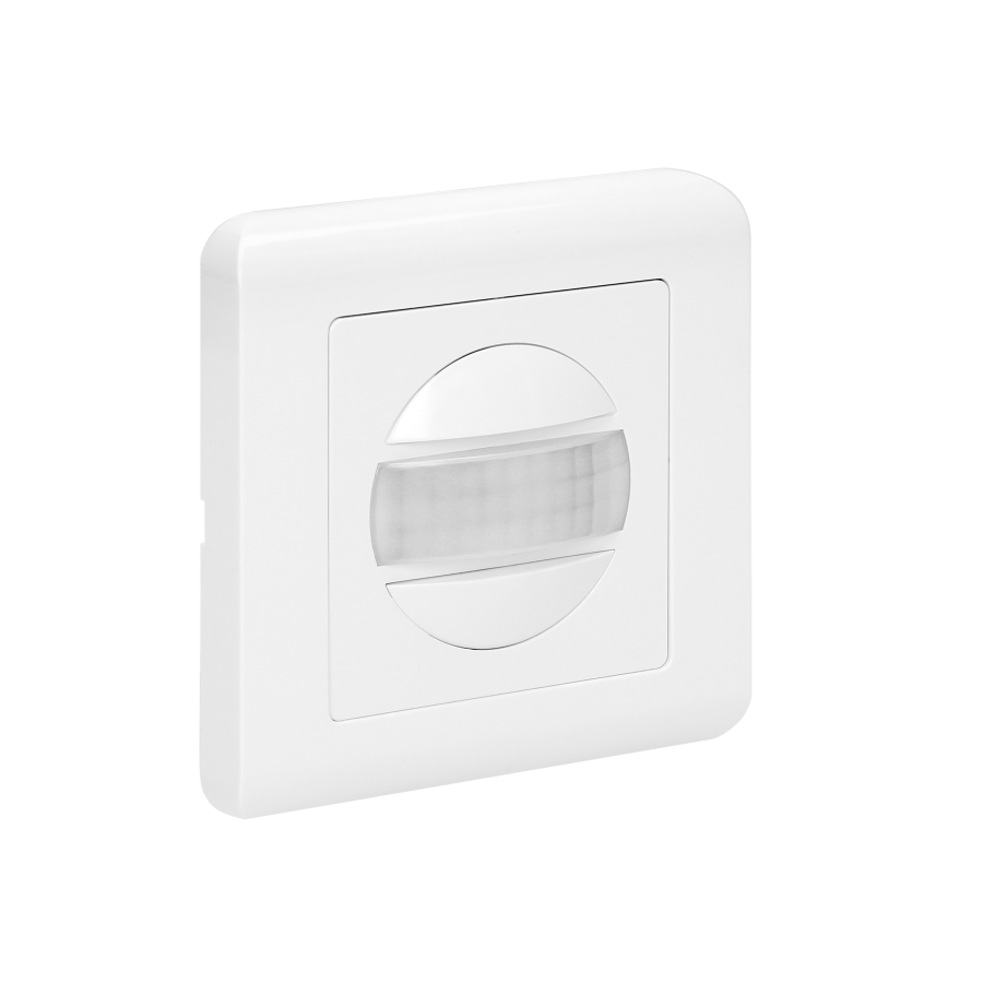 Czujnik ruchu, 2 żyłowy, 160°, IP20, 300W, do puszki, biały