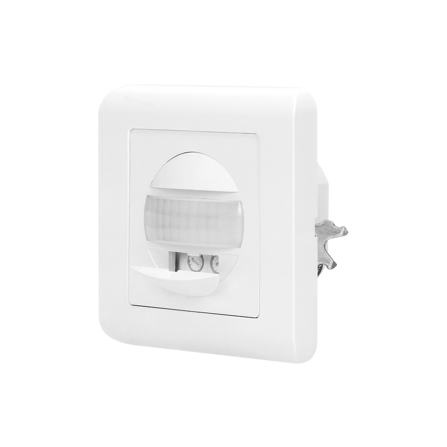 Motion sensor for installation box, 2-wire, 160°, IP20, 300W, white