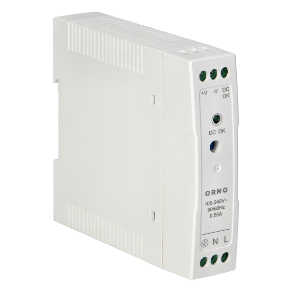 Industrial power supply for a DIN rail, 24VDC, 0.42A, 10W, plastic housing Industrial power supply for a DIN rail, 24VDC, 0.42A, 10W, plastic housing