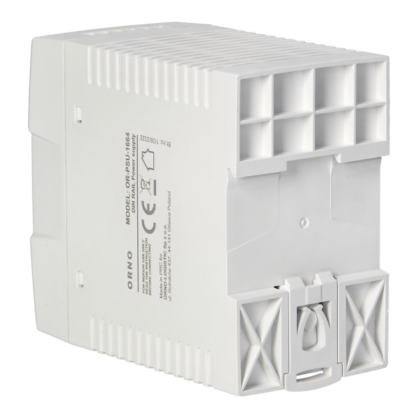 Industrial power supply for a DIN rail, 24VDC, 4A, 96W, plastic housing Industrial power supply for a DIN rail, 24VDC, 4A, 96W, plastic housing