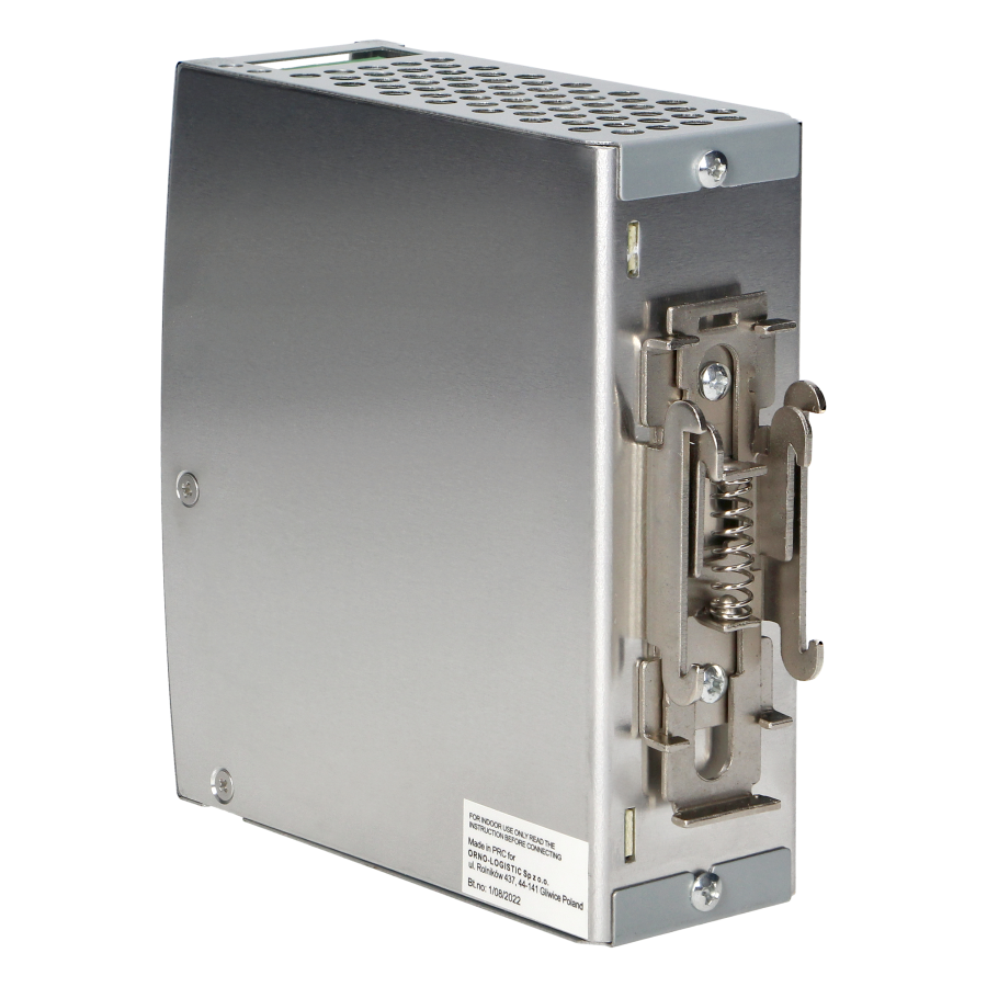 Zasilacz  przemysłowy na szynę DIN, 12VDC 10A 120W, obudowa metalowa