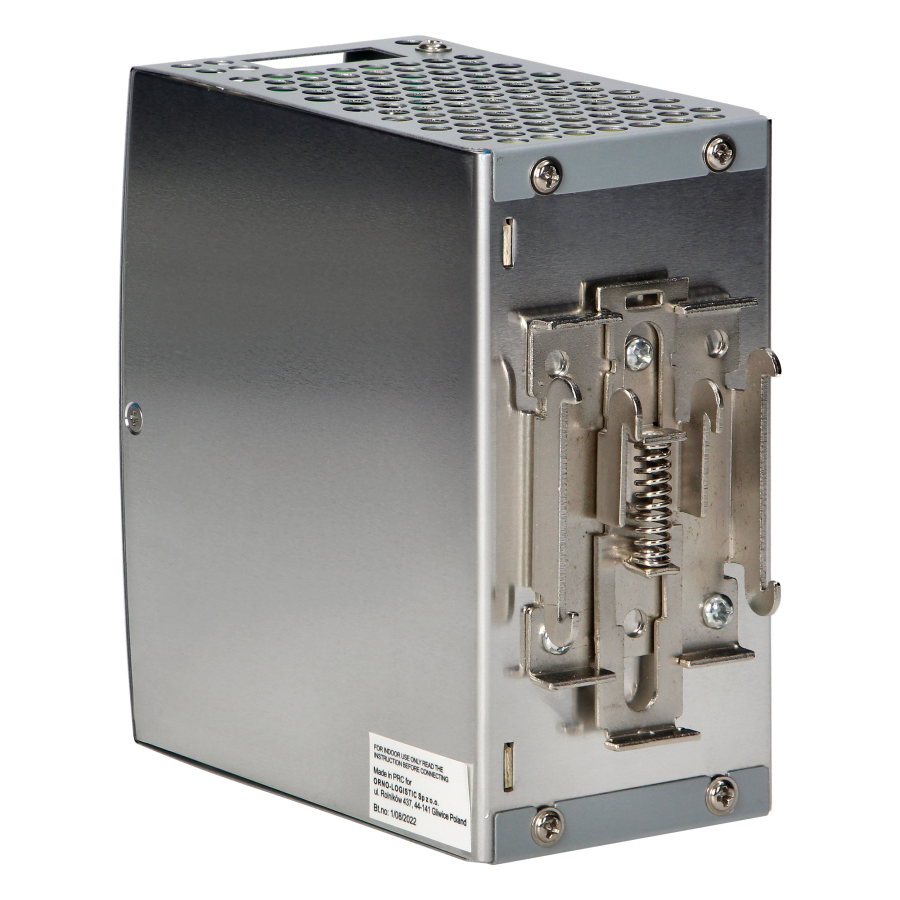 Industrial power supply for a DIN rail, 24VDC, 10A, 240W, metal housing