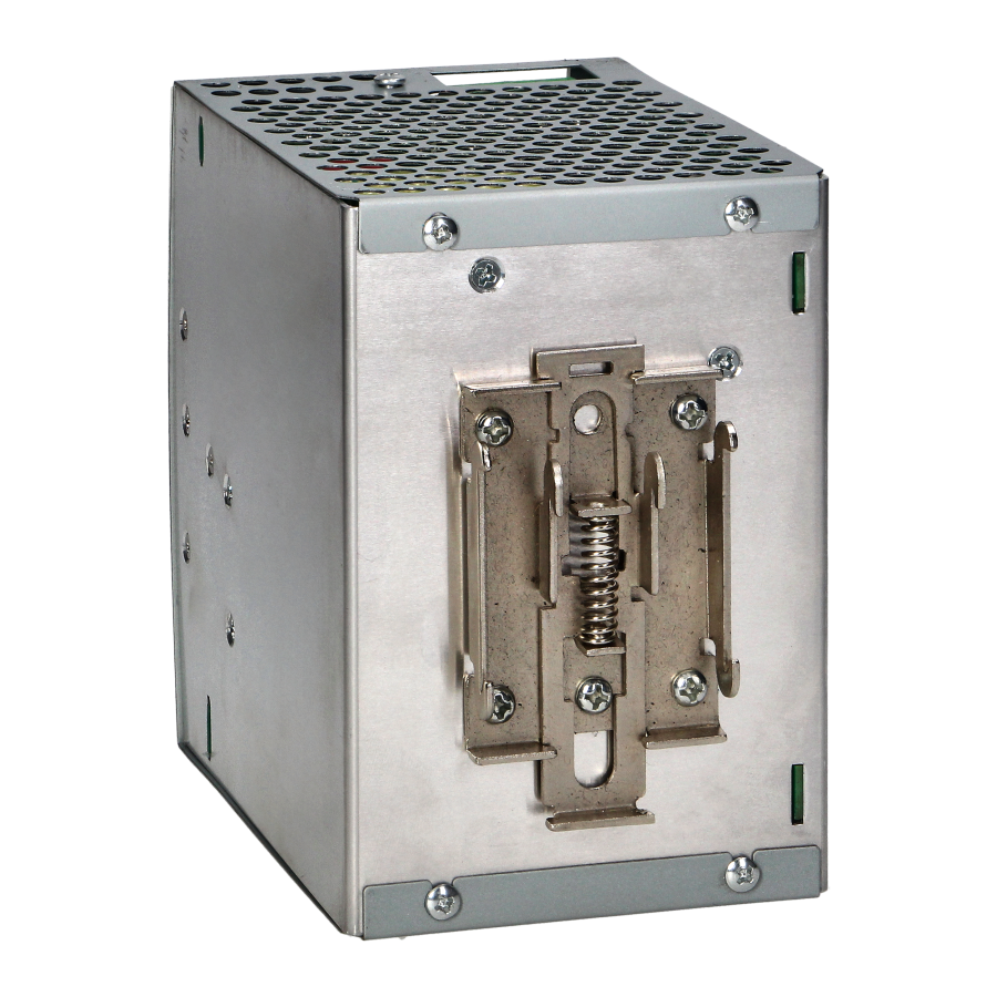 Industrial power supply for a DIN rail, 24VDC, 20A, 480W, metal housing