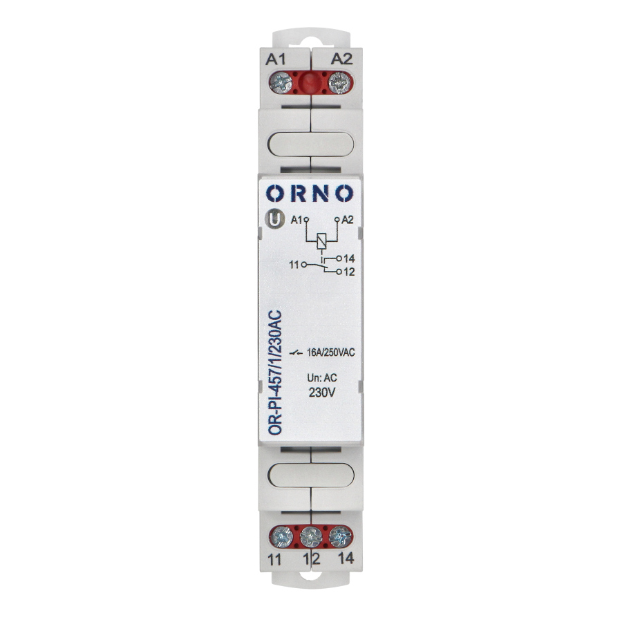 Installation relay, 1P 230 VAC 16A