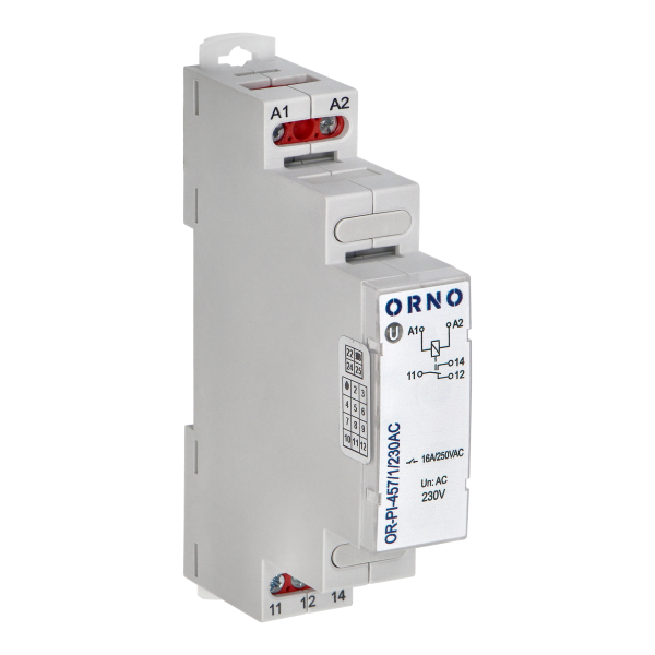 Installation relay, 1P 230 VAC 16A
