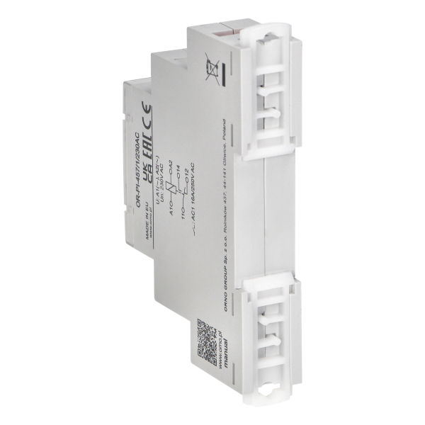 Installation relay, 1P 230 VAC 16A