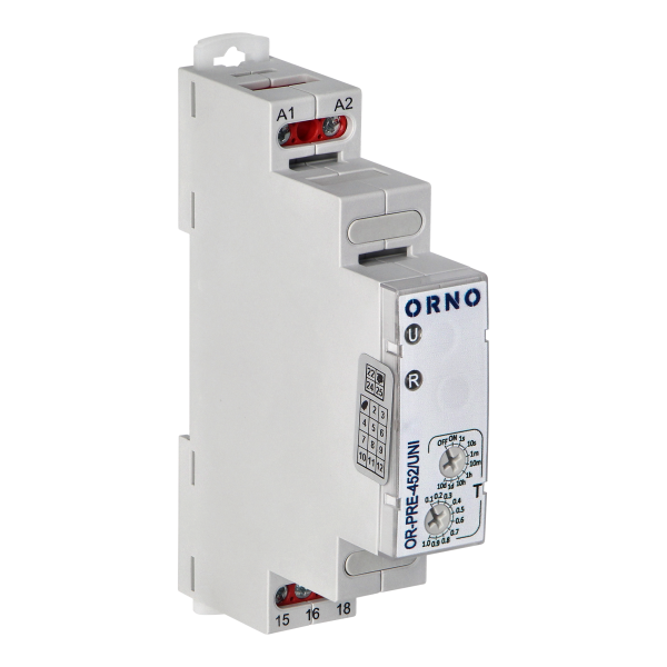 Time relay - activation for a preset time, universal power supply