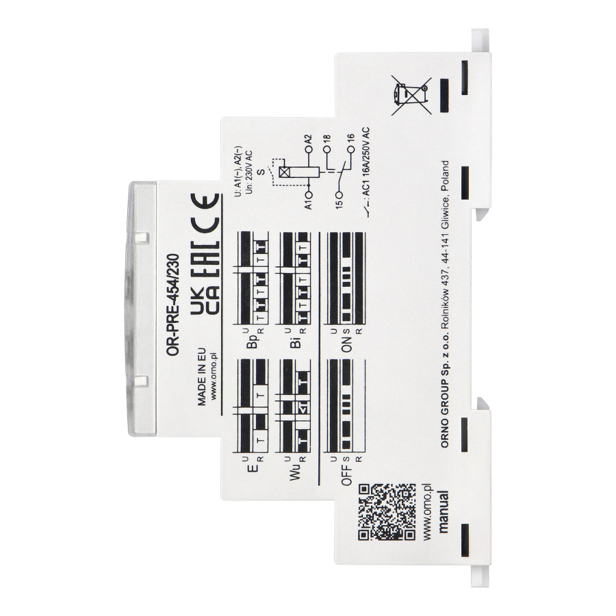 Time relay - 10 functions, 230VAC