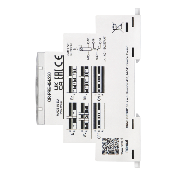 Time relay - 10 functions, 230VAC