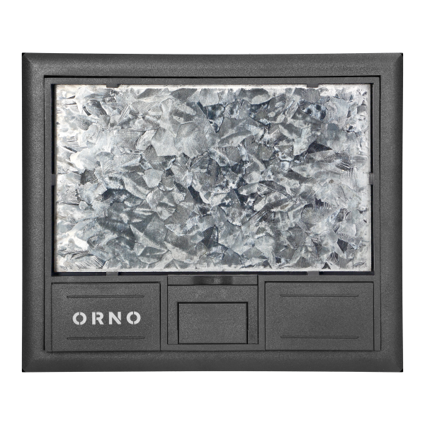 Floor box for module sockets 4 x 45x45mm or 8 x 22.5x45mm, cover: own material, black