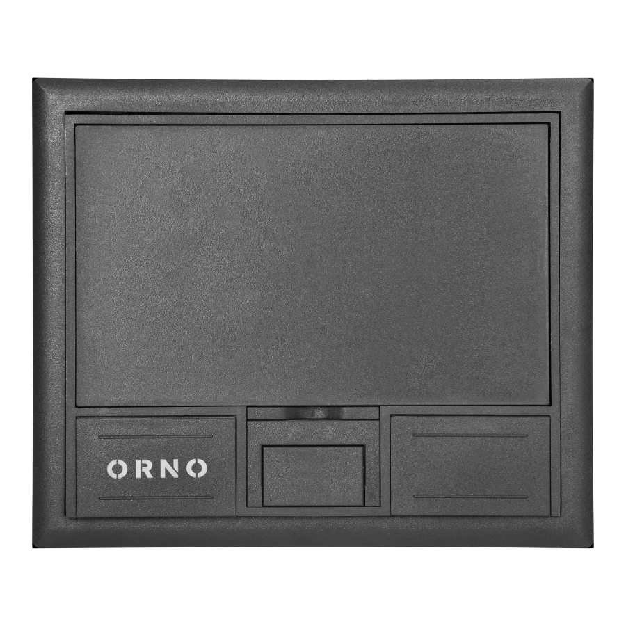 Floor box for module sockets 4 x 45x45mm or 8 x 22.5x45mm, cover: plastic, black