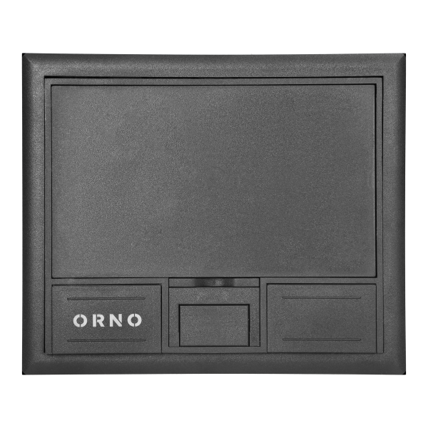 Floor box for module sockets 4 x 45x45mm or 8 x 22.5x45mm, cover: plastic, black