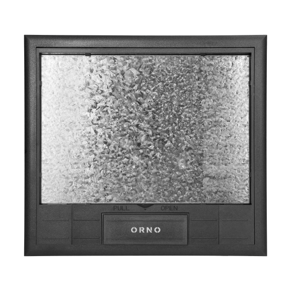 Floor box for module sockets 6 x 45x45mm or 12 x 22.5x45mm, cover: own material, black